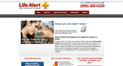 Desktop Screenshot of lifealertencino.com